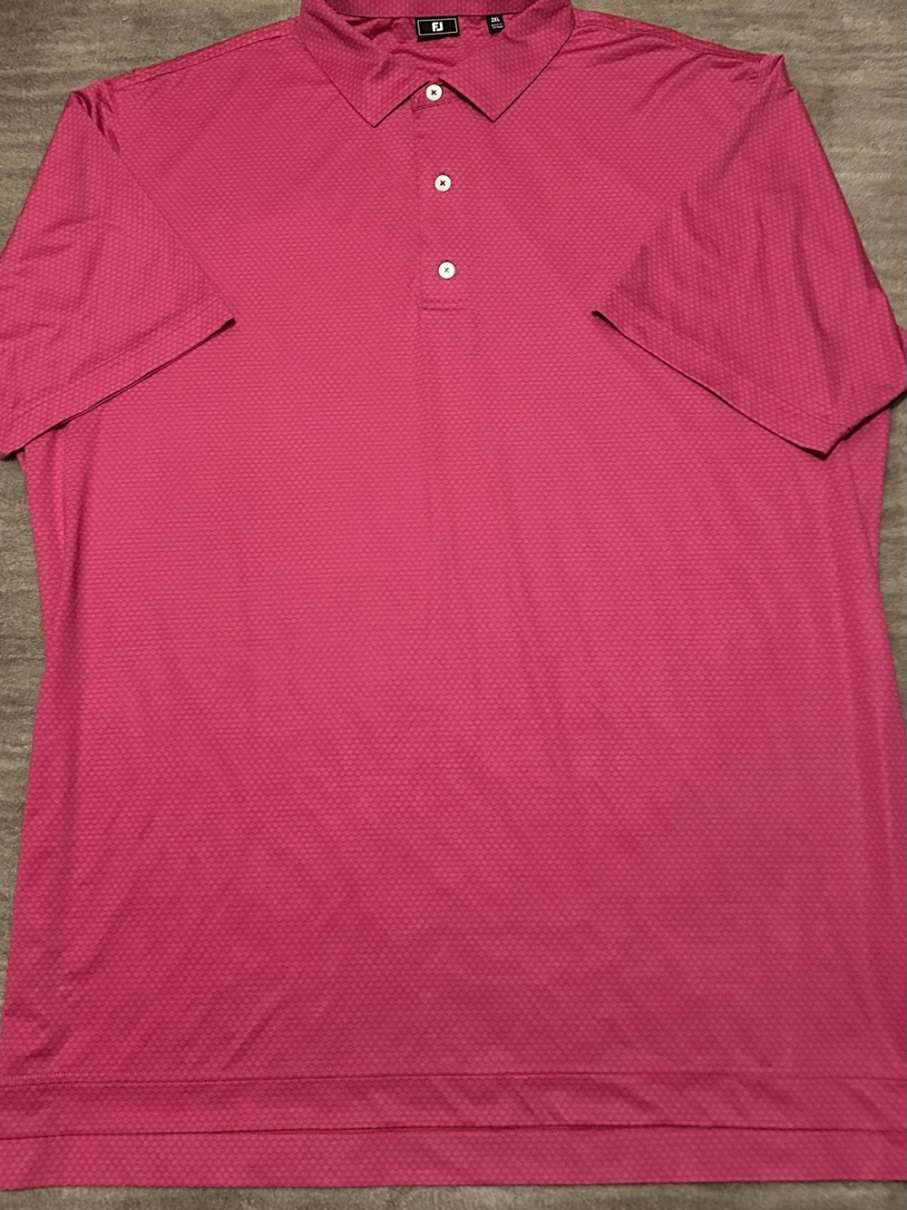 FootJoy Pink Performance Golf Polo